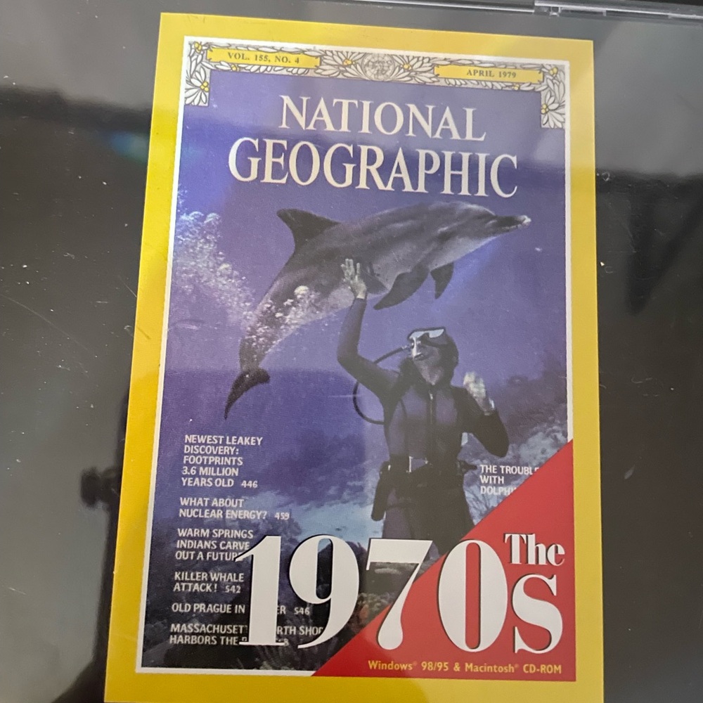 National Geographic 1970s CD-ROM